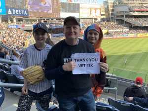 Mike Morris attended New York Yankees vs. Detroit Tigers - MLB on Apr 3rd 2019 via VetTix 