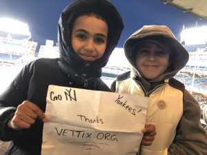 Victor attended New York Yankees vs. Detroit Tigers - MLB on Apr 1st 2019 via VetTix 