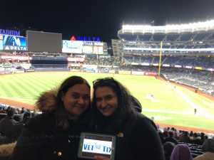 Marlene  attended New York Yankees vs. Detroit Tigers - MLB on Apr 1st 2019 via VetTix 