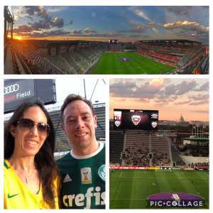 One happy Air Force couple attended DC United vs. Montreal Impact - MLS on Apr 9th 2019 via VetTix 