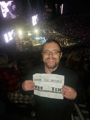 Joseph attended Eric Church: Double Down Tour Friday Only on Apr 19th 2019 via VetTix 