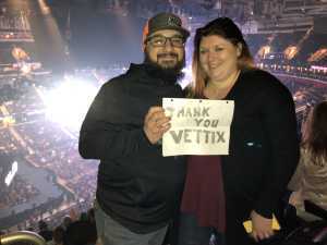 Jeromi attended Eric Church: Double Down Tour Friday Only on Apr 19th 2019 via VetTix 