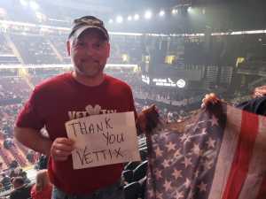 Jeff attended Eric Church: Double Down Tour Friday Only on Apr 19th 2019 via VetTix 