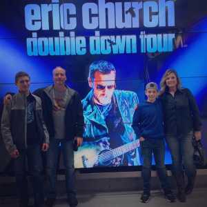 John attended Eric Church: Double Down Tour Friday Only on Apr 19th 2019 via VetTix 
