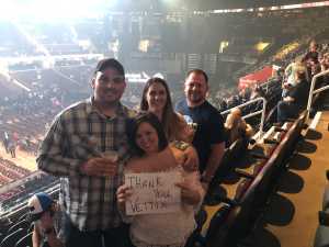 Brock attended Eric Church: Double Down Tour Friday Only on Apr 19th 2019 via VetTix 