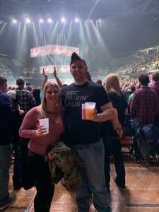 Molly attended Eric Church: Double Down Tour Friday Only on Apr 19th 2019 via VetTix 