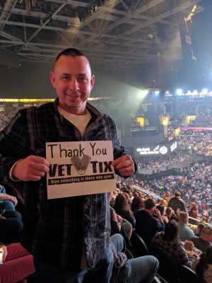 Joshua attended Eric Church: Double Down Tour Friday Only on Apr 19th 2019 via VetTix 
