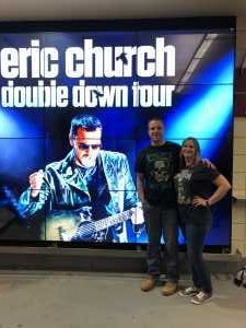 Adam attended Eric Church: Double Down Tour - Saturday Only on Apr 20th 2019 via VetTix 