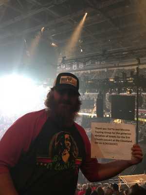 Jason attended Eric Church: Double Down Tour - Saturday Only on Apr 20th 2019 via VetTix 