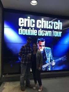 Richard attended Eric Church: Double Down Tour - Saturday Only on Apr 20th 2019 via VetTix 