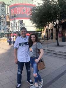 Rachael attended Arizona Diamondbacks vs. Pittsburgh Pirates - MLB on May 15th 2019 via VetTix 