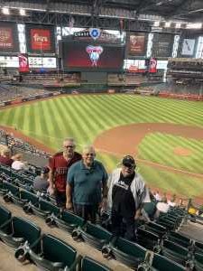 Steve attended Arizona Diamondbacks vs. Pittsburgh Pirates - MLB on May 15th 2019 via VetTix 