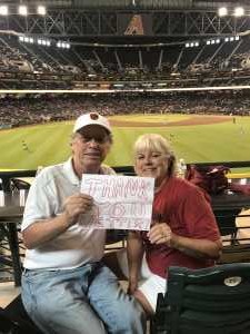 Edward attended Arizona Diamondbacks vs. Pittsburgh Pirates - MLB on May 15th 2019 via VetTix 