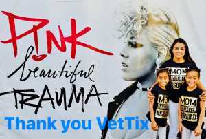 Wilfredo attended P! Nk - Beautiful Trauma World Tour With Julia Michaels on Apr 15th 2019 via VetTix 