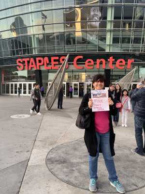 Mary attended P! Nk - Beautiful Trauma World Tour With Julia Michaels on Apr 15th 2019 via VetTix 