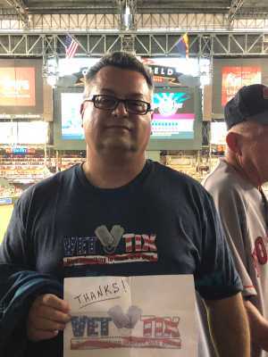 Willis attended Arizona Diamondbacks vs. Boston Red Sox - MLB on Apr 5th 2019 via VetTix 