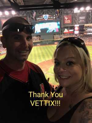 Jeremy attended Arizona Diamondbacks vs. Boston Red Sox - MLB on Apr 5th 2019 via VetTix 
