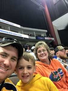 Nathan attended Jacksonville Icemen vs. TBD - ECHL - 2019 Kelly Cup Playoffs - Game 4 on Apr 19th 2019 via VetTix 