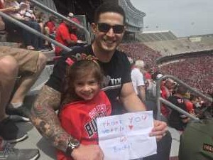 Jesse attended Ohio State Life Sports Spring Game - NCAA Football on Apr 13th 2019 via VetTix 