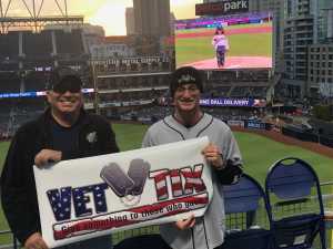 Russ Tafuri attended San Diego Padres vs. Cincinnati Reds - MLB on Apr 18th 2019 via VetTix 