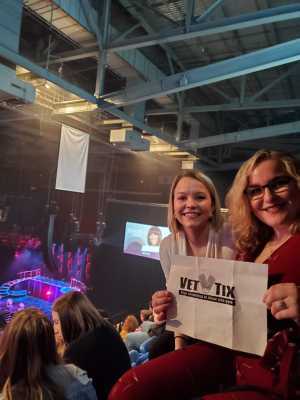 Krysten attended Derek Hough Live Tour on Apr 27th 2019 via VetTix 