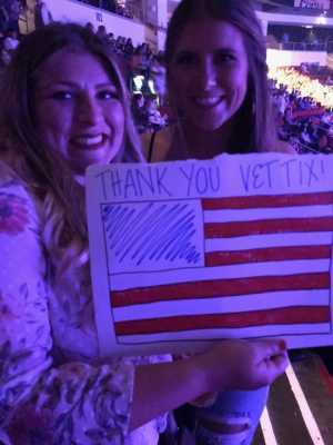 Miguel Garcia attended Carrie Underwood: the Cry Pretty Tour 360 - Standing Room Only on May 12th 2019 via VetTix 