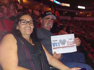 Chuck Hulsey attended Carrie Underwood: the Cry Pretty Tour 360 - Standing Room Only on May 12th 2019 via VetTix 