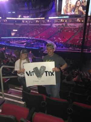 Stuart  attended Carrie Underwood: the Cry Pretty Tour 360 - Standing Room Only on May 12th 2019 via VetTix 