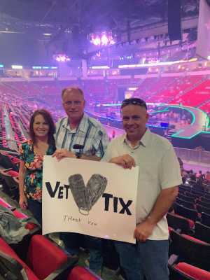 Phillip attended Carrie Underwood: the Cry Pretty Tour 360 - Standing Room Only on May 12th 2019 via VetTix 