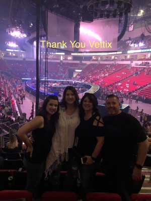 Robert attended Carrie Underwood: the Cry Pretty Tour 360 - Standing Room Only on May 12th 2019 via VetTix 