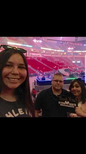 Daniel attended Carrie Underwood: the Cry Pretty Tour 360 - Standing Room Only on May 12th 2019 via VetTix 
