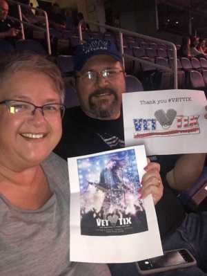 Steve attended Carrie Underwood: the Cry Pretty Tour 360 - Standing Room Only on May 1st 2019 via VetTix 