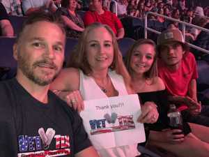 Curby attended Carrie Underwood: the Cry Pretty Tour 360 - Standing Room Only on May 1st 2019 via VetTix 