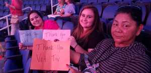 TP  attended Carrie Underwood: the Cry Pretty Tour 360 - Standing Room Only on May 1st 2019 via VetTix 
