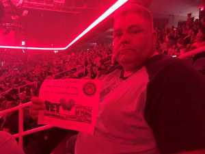 James attended Carrie Underwood: the Cry Pretty Tour 360 - Standing Room Only on May 1st 2019 via VetTix 