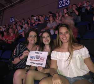 Scott attended Carrie Underwood: the Cry Pretty Tour 360 - Standing Room Only on May 1st 2019 via VetTix 