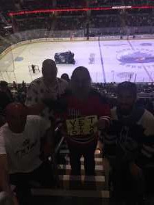 Kerry and the Monsters  attended Cleveland Monsters vs. Syracuse Crunch - AHL - 2019 Calder Cup Playoffs on Apr 23rd 2019 via VetTix 