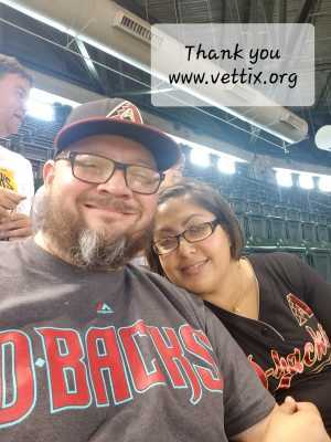 Jay attended Arizona Diamondbacks vs. Atlanta Braves - MLB on May 12th 2019 via VetTix 