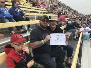 Calvin Congden attended Firekeepers Casino 400 - Monster Energy NASCAR Cup Series on Jun 9th 2019 via VetTix 