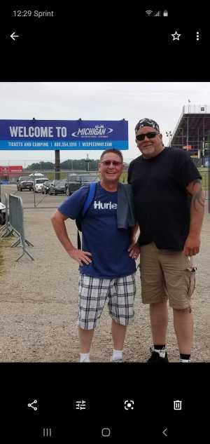 Edward attended Firekeepers Casino 400 - Monster Energy NASCAR Cup Series on Jun 9th 2019 via VetTix 