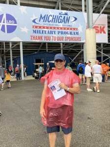 Michael attended Firekeepers Casino 400 - Monster Energy NASCAR Cup Series on Jun 9th 2019 via VetTix 