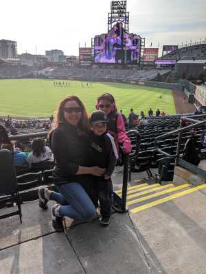 Michelle attended Colorado Rockies vs. San Diego Padres - MLB on May 10th 2019 via VetTix 