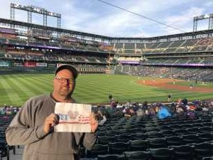 Kevin attended Colorado Rockies vs. San Diego Padres - MLB on May 10th 2019 via VetTix 