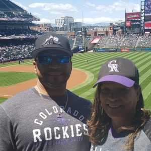 Gerald attended Colorado Rockies vs. Arizona Diamondbacks - MLB on May 29th 2019 via VetTix 