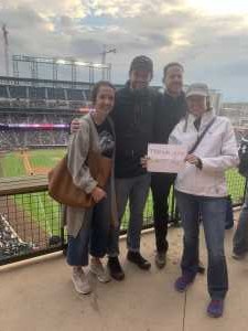 Chavet attended Colorado Rockies vs. Arizona Diamondbacks - MLB on May 29th 2019 via VetTix 