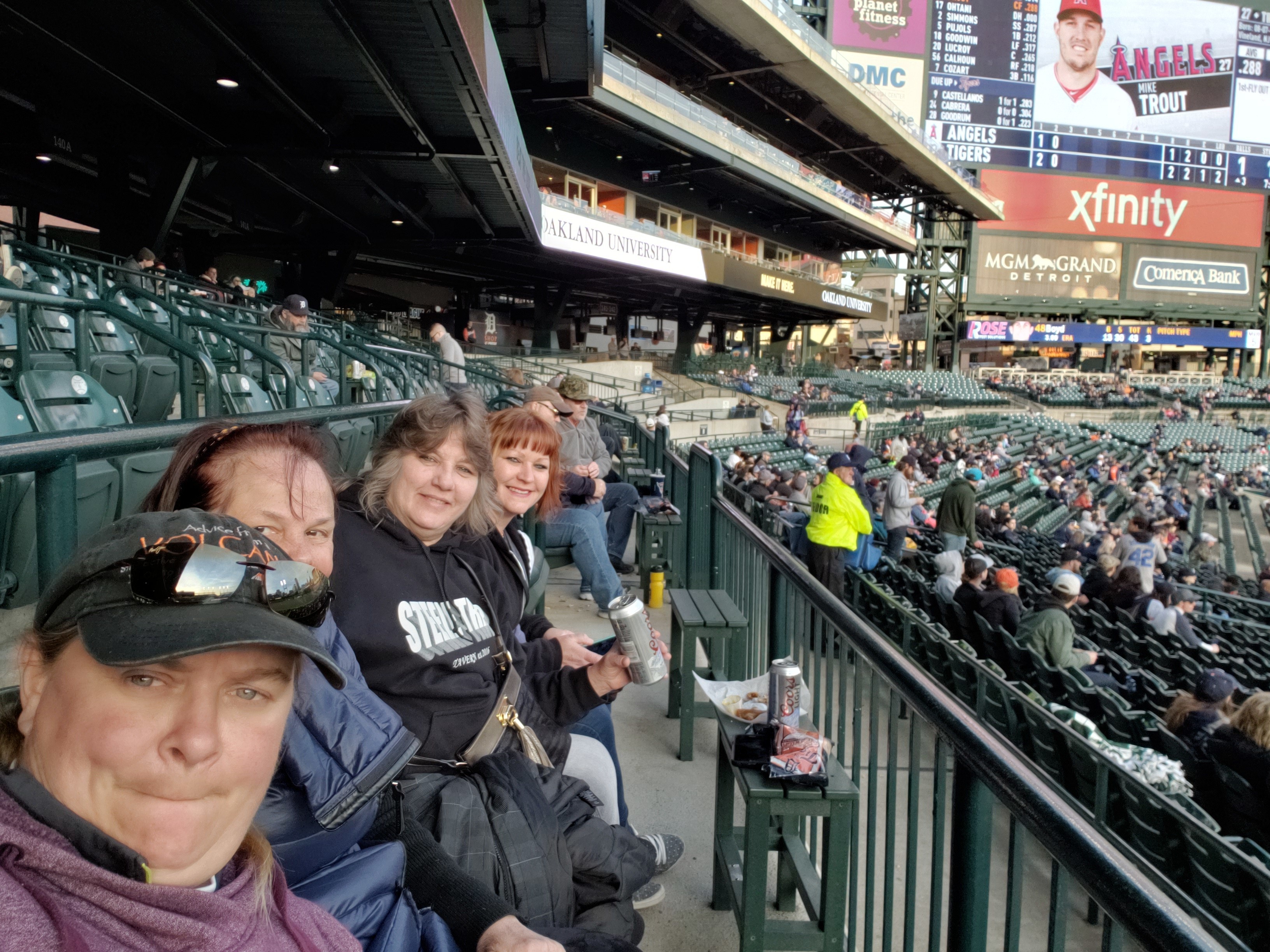 Section 212 at Comerica Park 