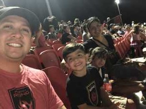 Heriberto attended Phoenix Rising vs. El Paso Locomotive - USL on Aug 10th 2019 via VetTix 