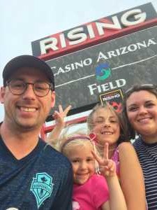 Joshua attended Phoenix Rising vs. El Paso Locomotive - USL on Aug 10th 2019 via VetTix 