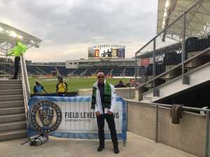 Laurence attended Philadelphia Union vs New England Revolution - MLS on May 4th 2019 via VetTix 