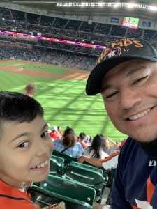 Alejandro attended Houston Astros vs. Cleveland Indians - MLB on Apr 28th 2019 via VetTix 